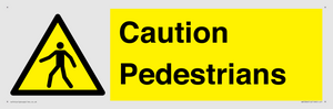 Caution Pedestrians